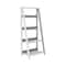 Walker Edison 55&#x22; White Modern Ladder Bookshelf